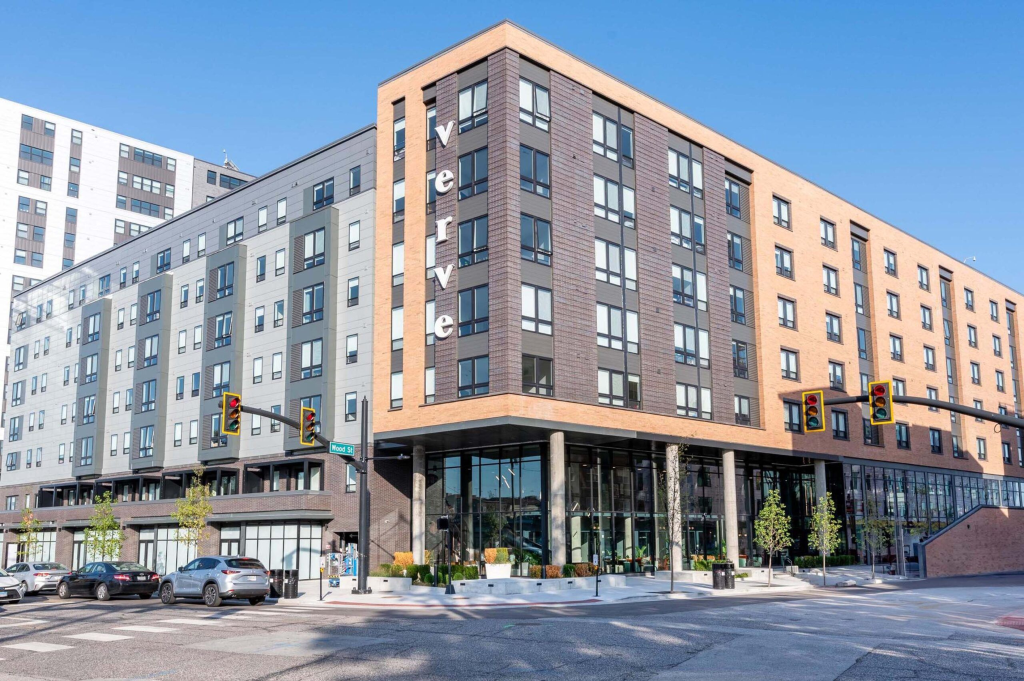 Exterior view of the Verve building.