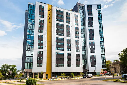 Exterior view of Rise on Chauncey.