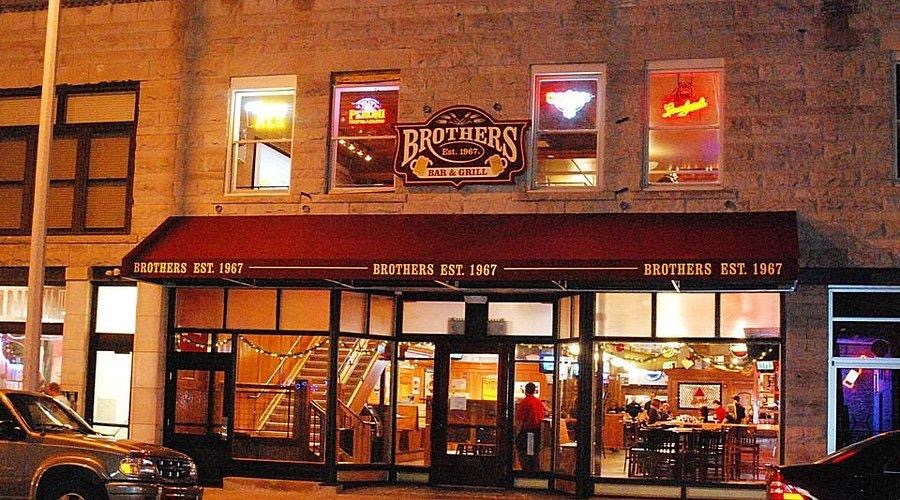 Exterior view of Brothers Bar and Grill near Purdue.