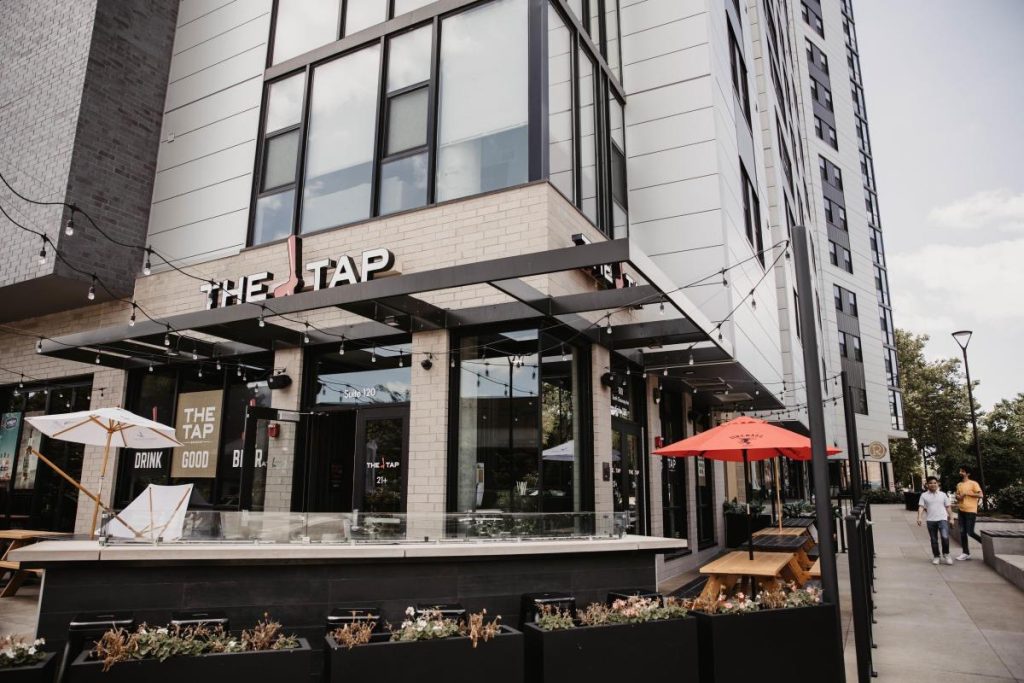 Exterior of The Tap near Purdue University.