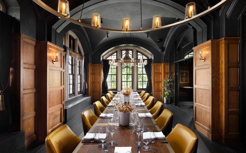 Interior of 8Eleven Bistro.