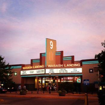 Exterior of AMC theaters in Lafayette.