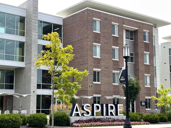Exterior view of Aspire at Discovery Park.