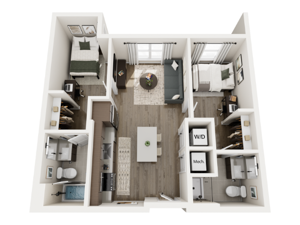3D Rendering of The Belmont.