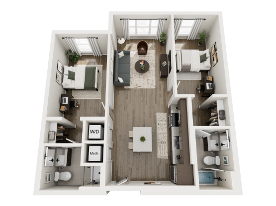 3D Rendering of The Lexington.
