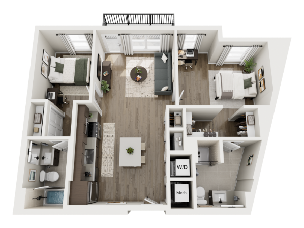 3D Rendering of The Ludlow.