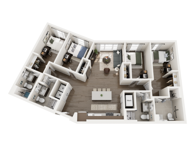 3D rendering of The Pendry