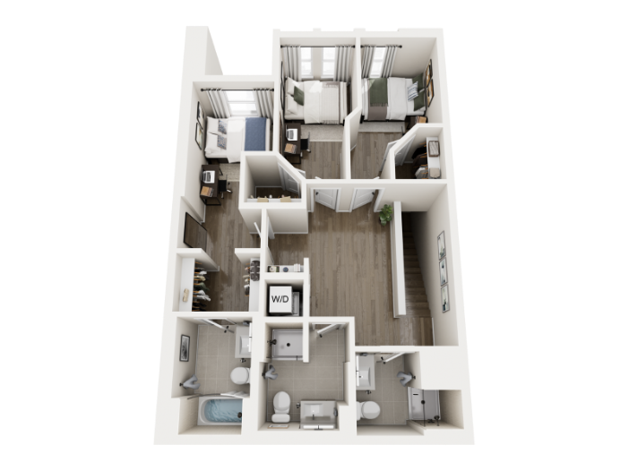 3D rendering of The Rowan