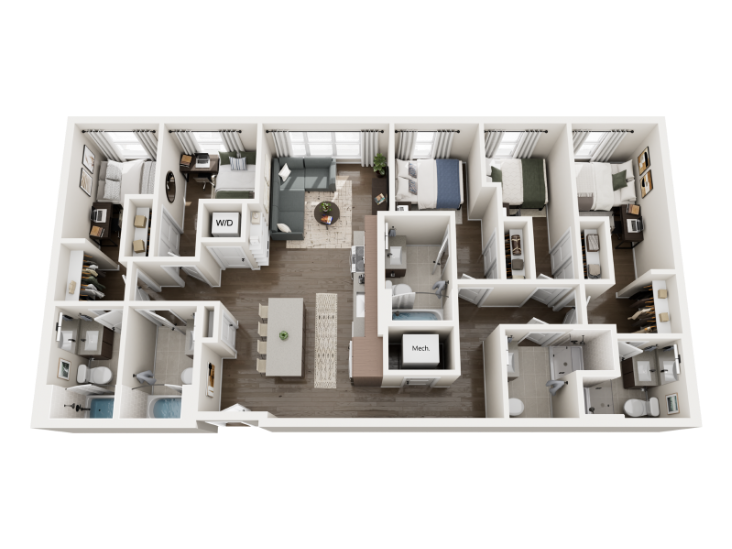 3D rendering of The Elizabeth