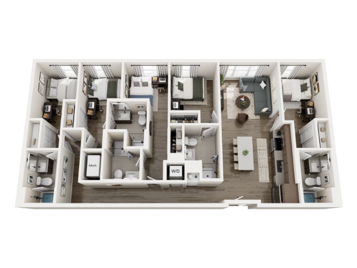 3D rendering of The Ella
