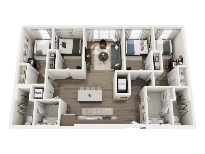 3D rendering of The Madeline