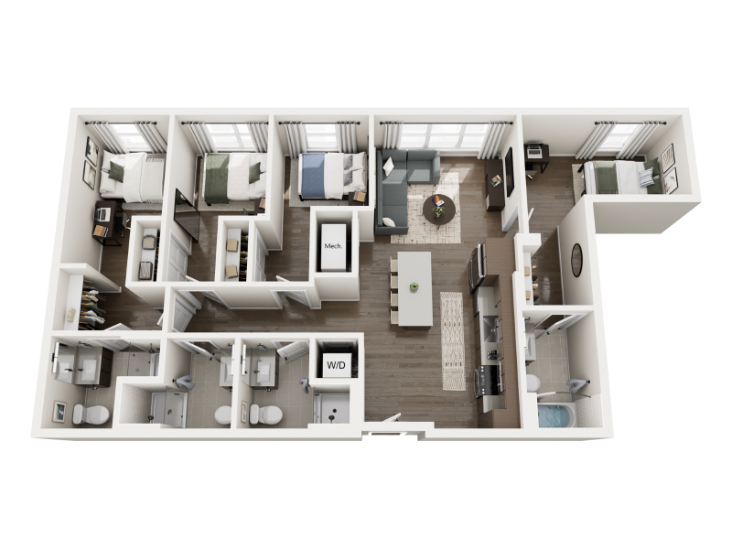 3D rendering of The Proper
