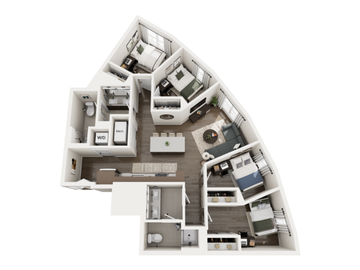 3D rendering of The Mollie